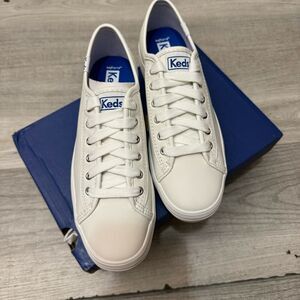NWB Women’s Keds Triple Kick Leather White size 5.5.
